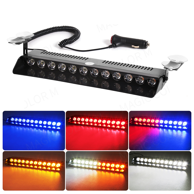 Home Security Police - 12 LED Car Strobe Light Flash