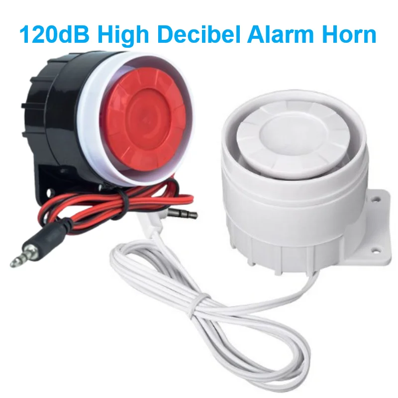 Home Security Police - 120dB Buzzer Alarm Horn Anti-theft Alarm