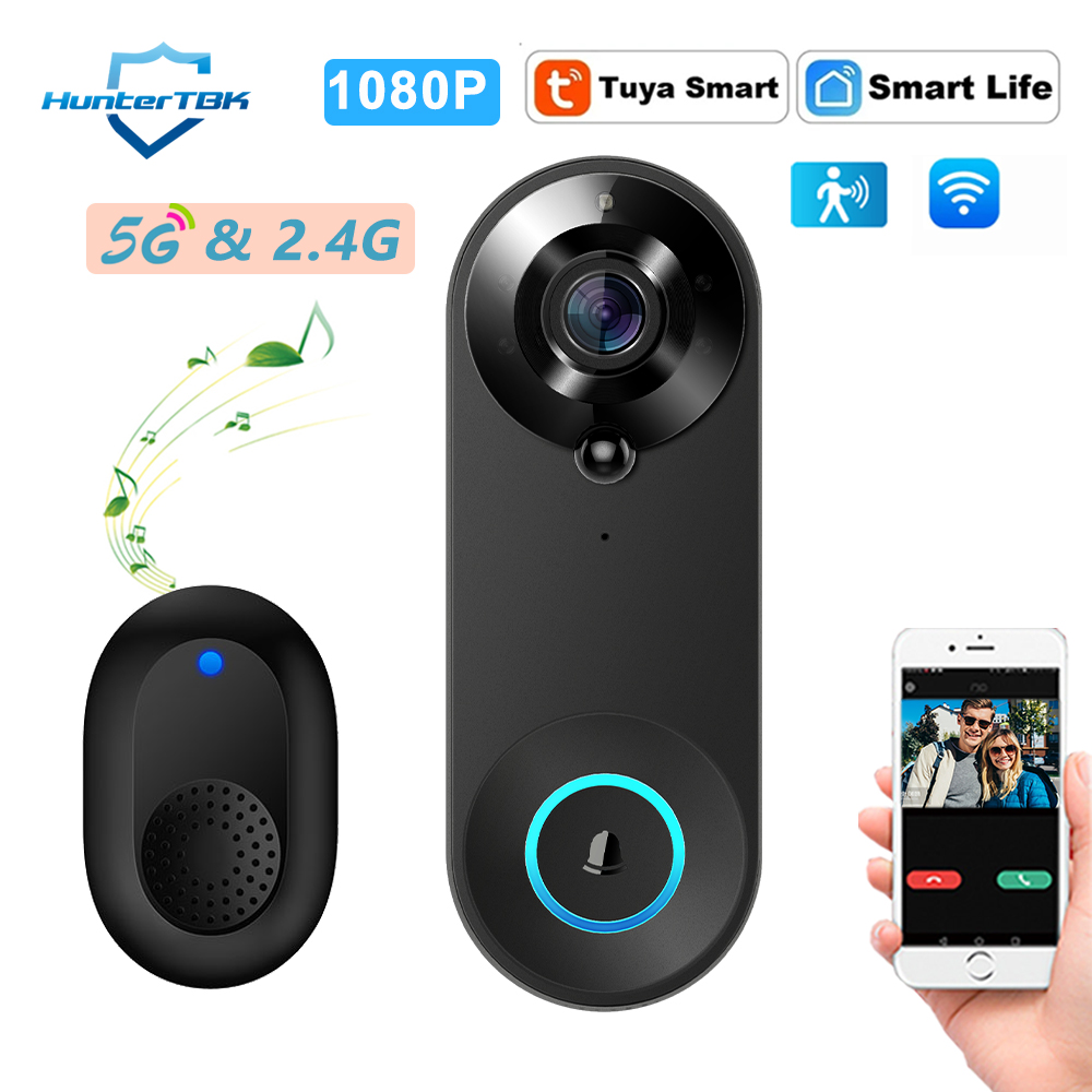 Home Security Ideas - 5G 2.4G WiFi Video Doorbell 1080P