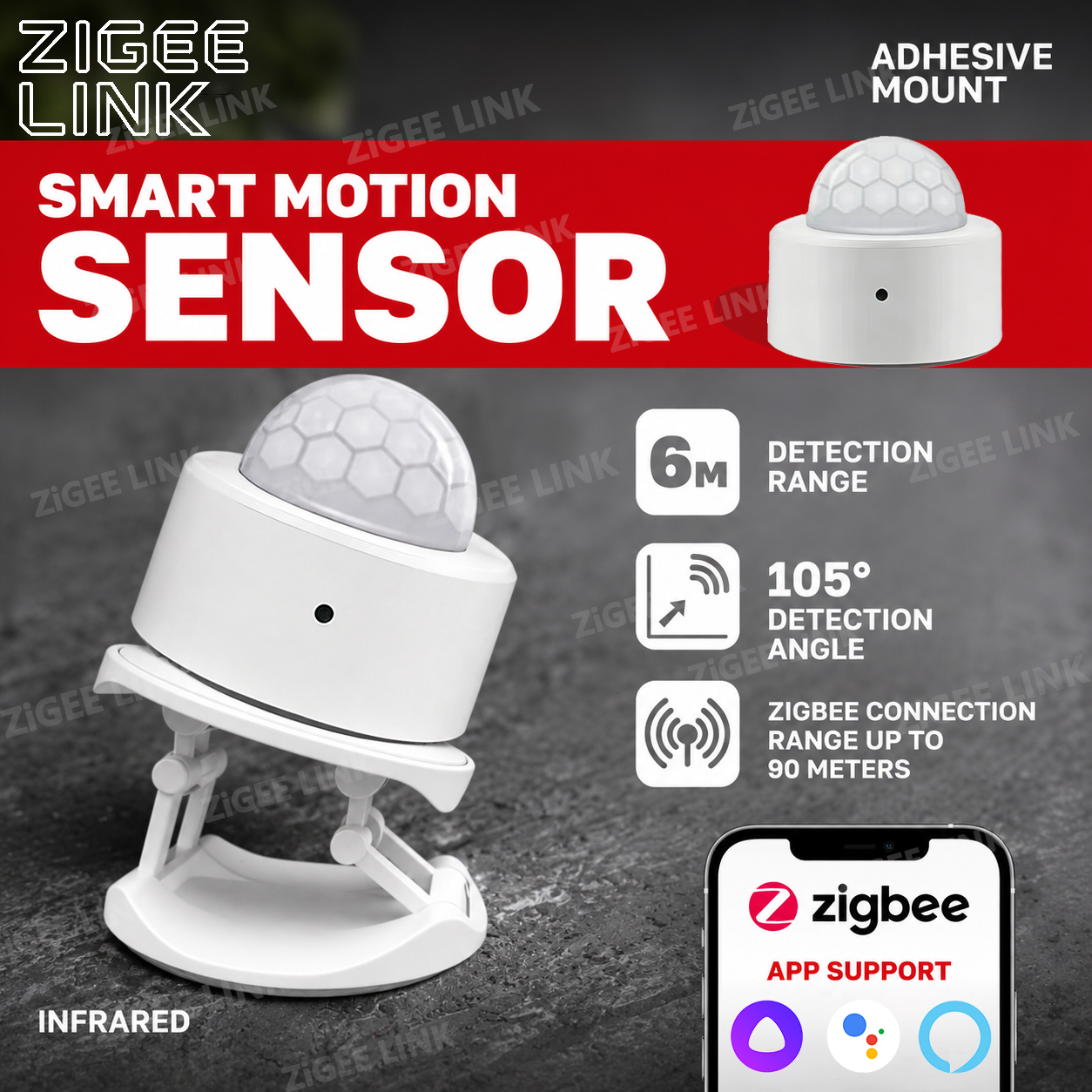 Zigbee PIR Motion Sensor Human - Home Security Tools review and price