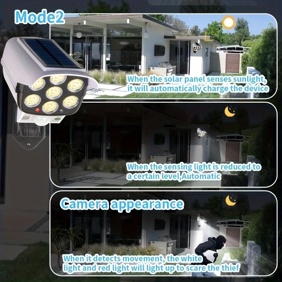Solar Lights Outdoor With Moti - Fake Camera Dummy review and price