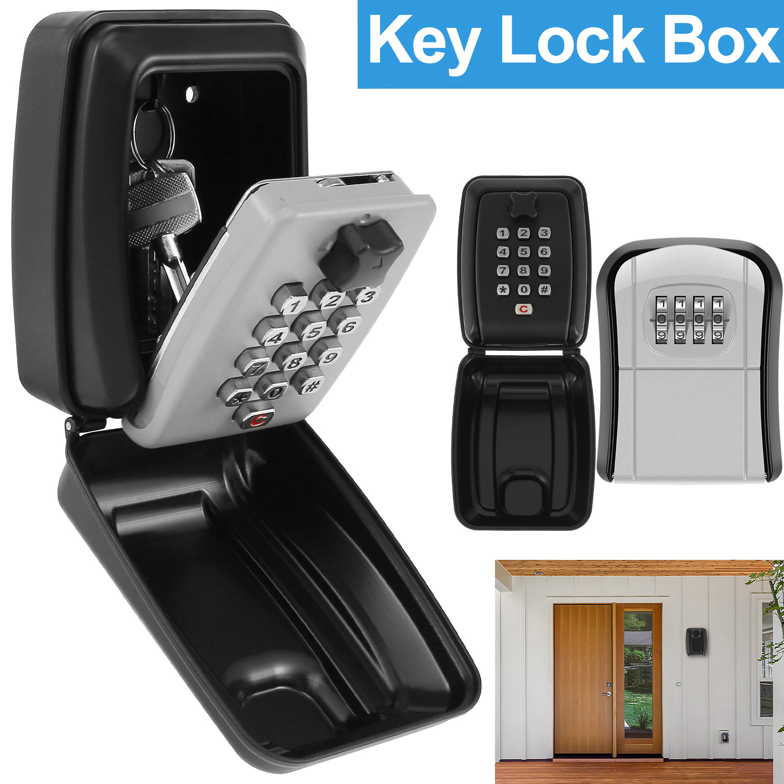 Key Lock Box Wall-Mount Secret - Home Security Ideas review and price