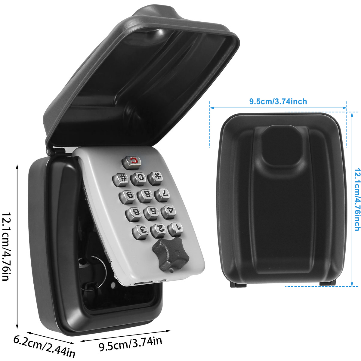 Key Lock Box Wall-Mount Secret - Home Security Ideas review and price