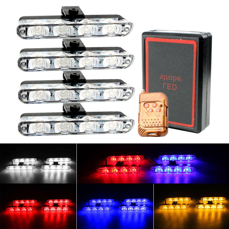 4 In 1 Red Blue Emergency Stro - Home Security Police review and price