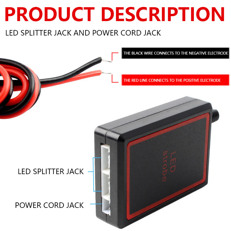 4 In 1 Red Blue Emergency Stro - Home Security Police review and price