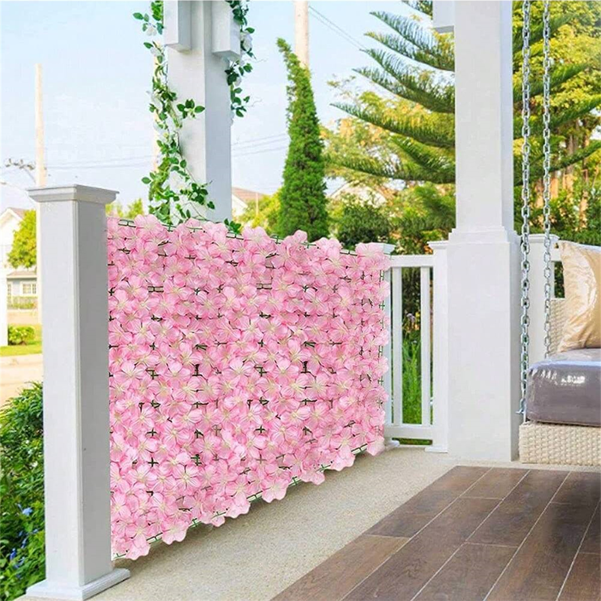 Expanding Artificial Fence Scr - Home Security Fence review and price