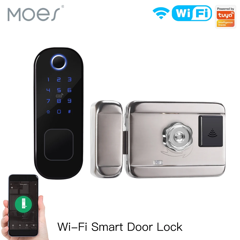 MOES WiFi Tuya Smart Lock Door - Home Security Ideas review and price
