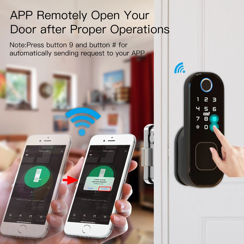 MOES WiFi Tuya Smart Lock Door - Home Security Ideas review and price