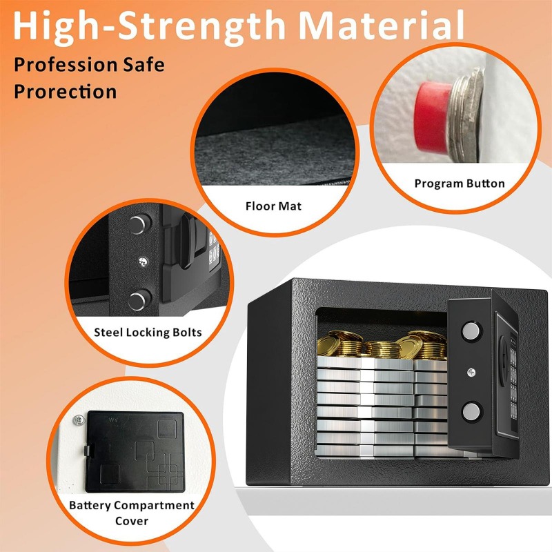 Digital Electronic Safe Box wi - Home Security Safe review and price