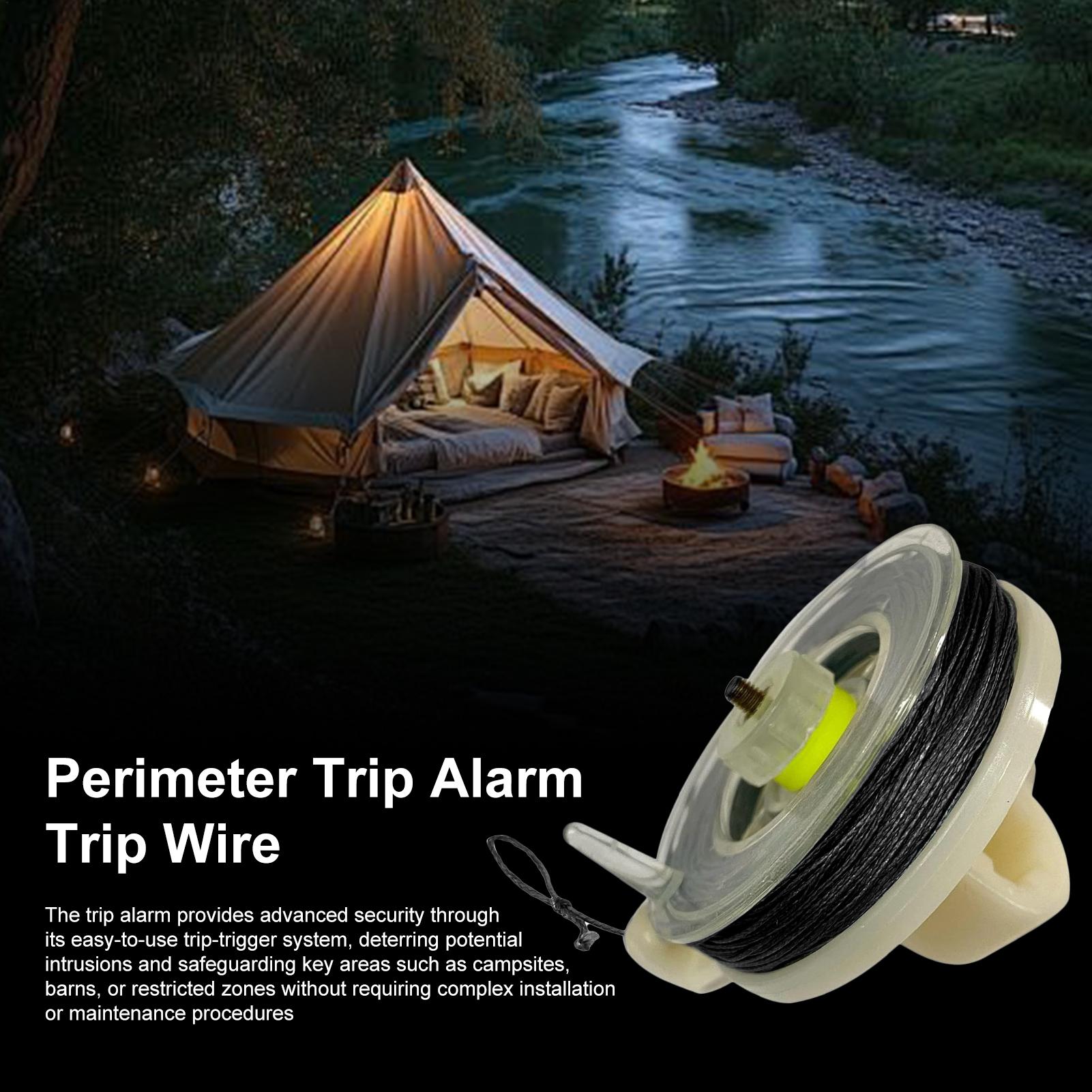 82Ft Trip Wire Perimeter Alarm - Home Security Fence review and price