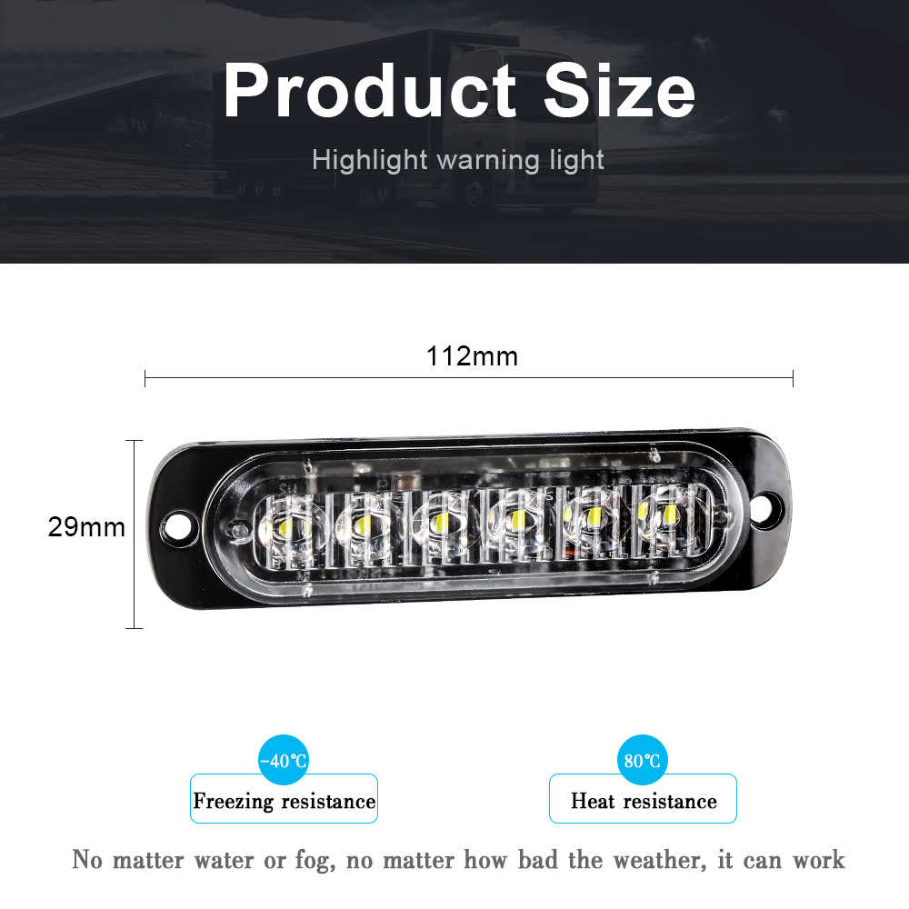 1X 6 Led Car Strobe Warning Li - Home Security Police review and price
