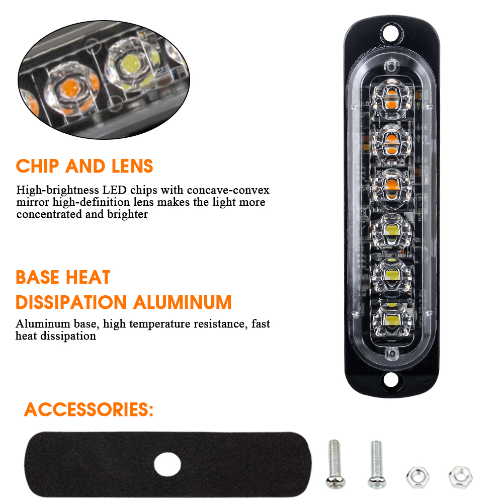 1X 6 Led Car Strobe Warning Li - Home Security Police review and price