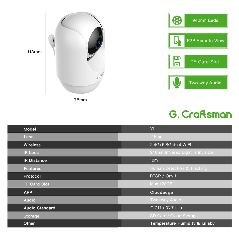 C G,Craftsman Y1 Baby Monitor, - Home Security And Monitoring review and price