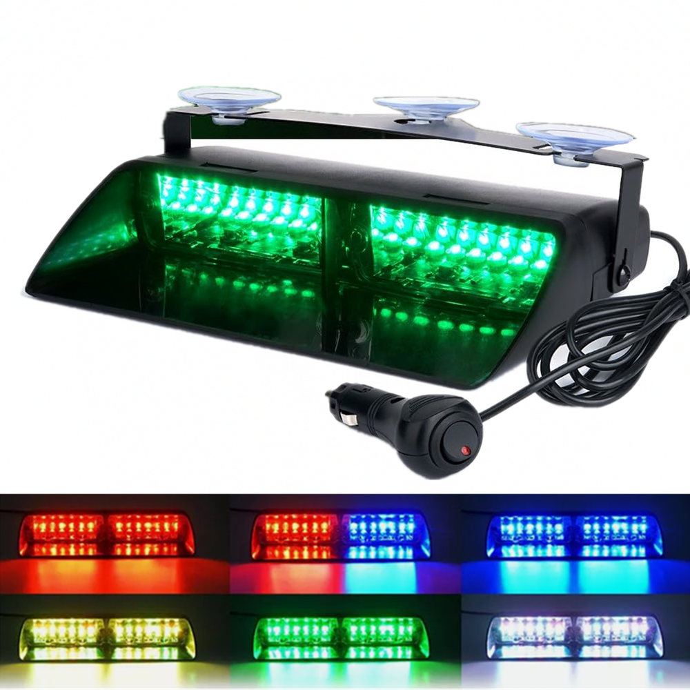16 LED Windshield Dash Strobe  - Home Security Police review and price