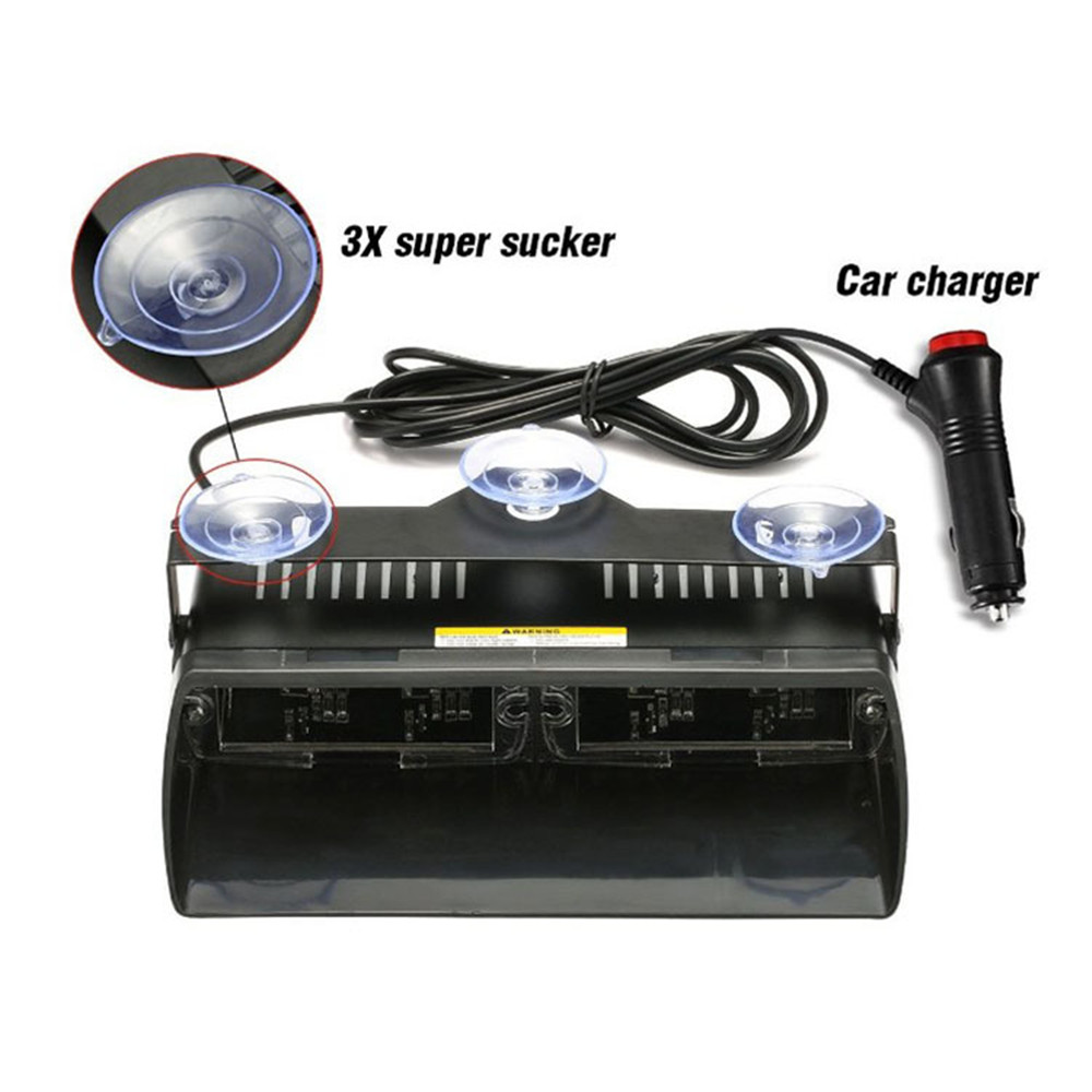 16 LED Windshield Dash Strobe  - Home Security Police review and price