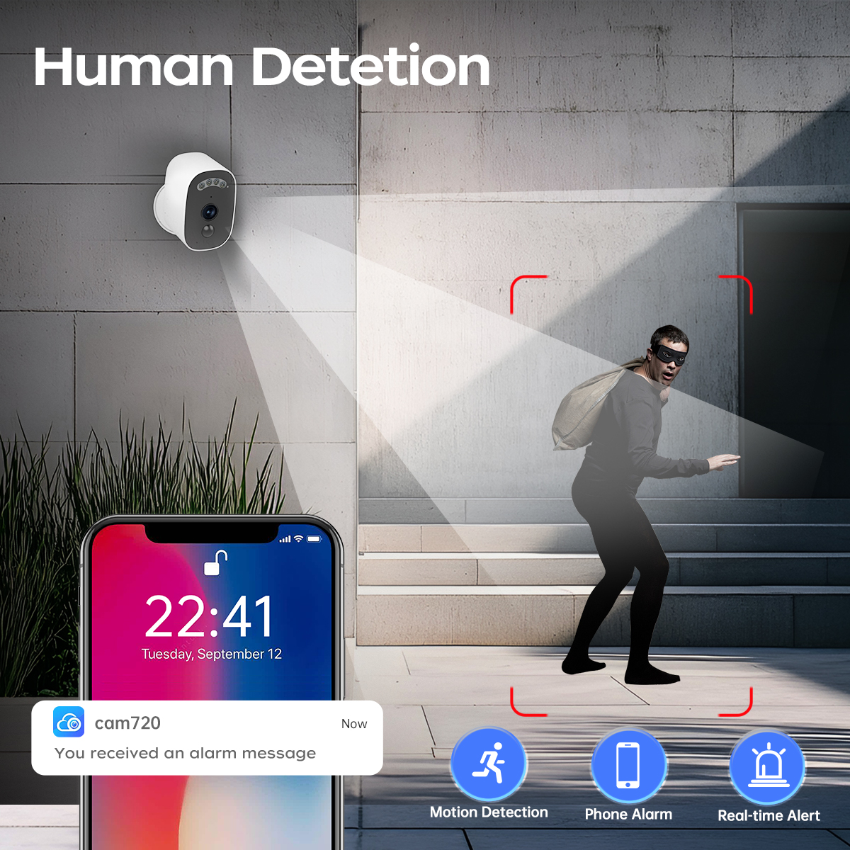 Jooan 3K HD Solar Security Cam - Home Security Ideas review and price