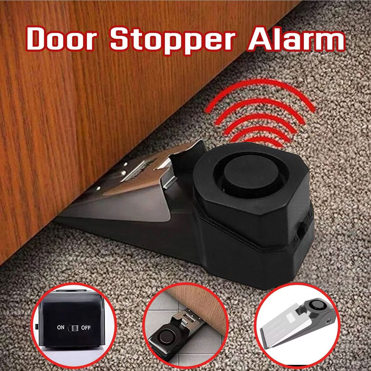Wireless Door Stop Alarm Syste - Home Security Kit review and price