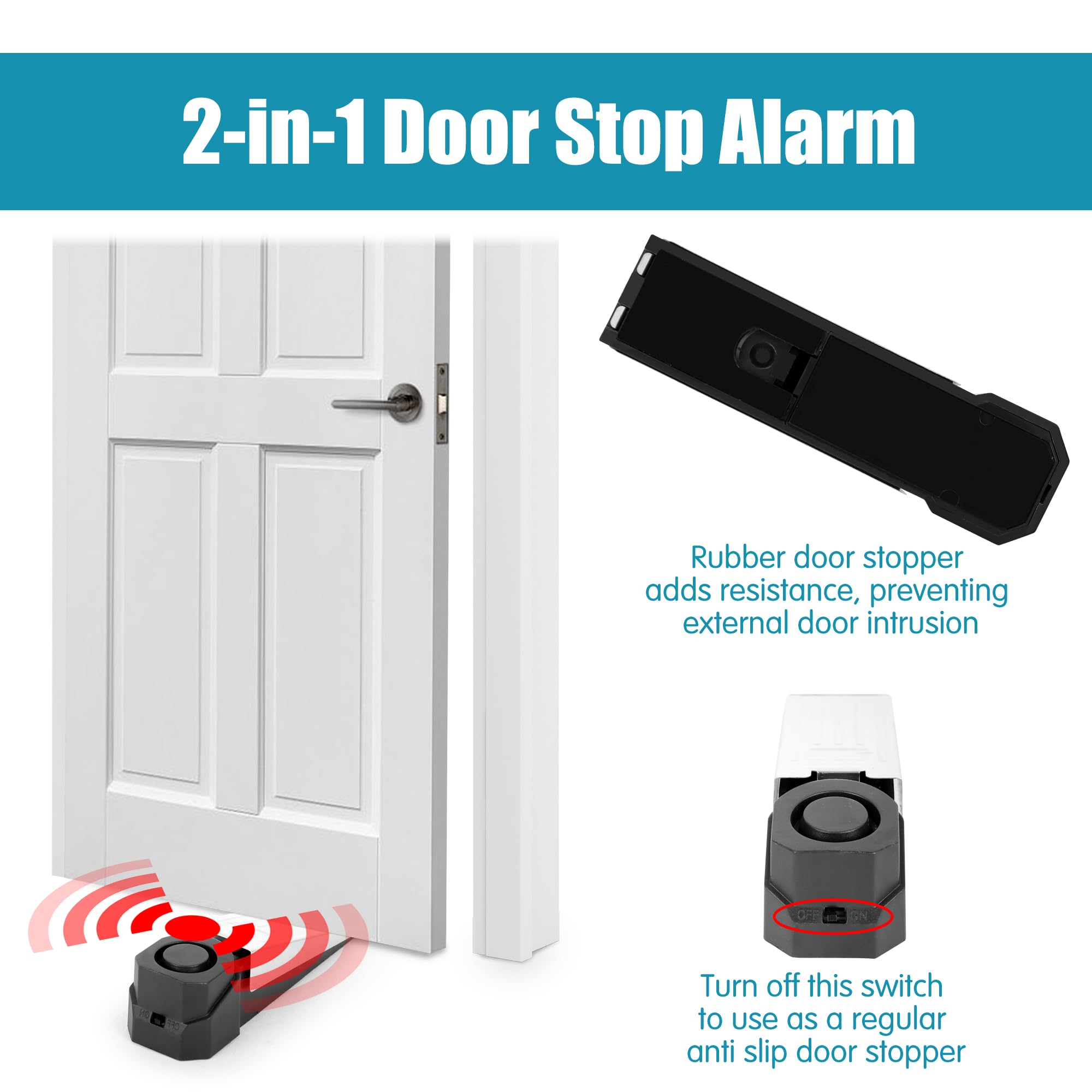 Wireless Door Stop Alarm Syste - Home Security Kit review and price