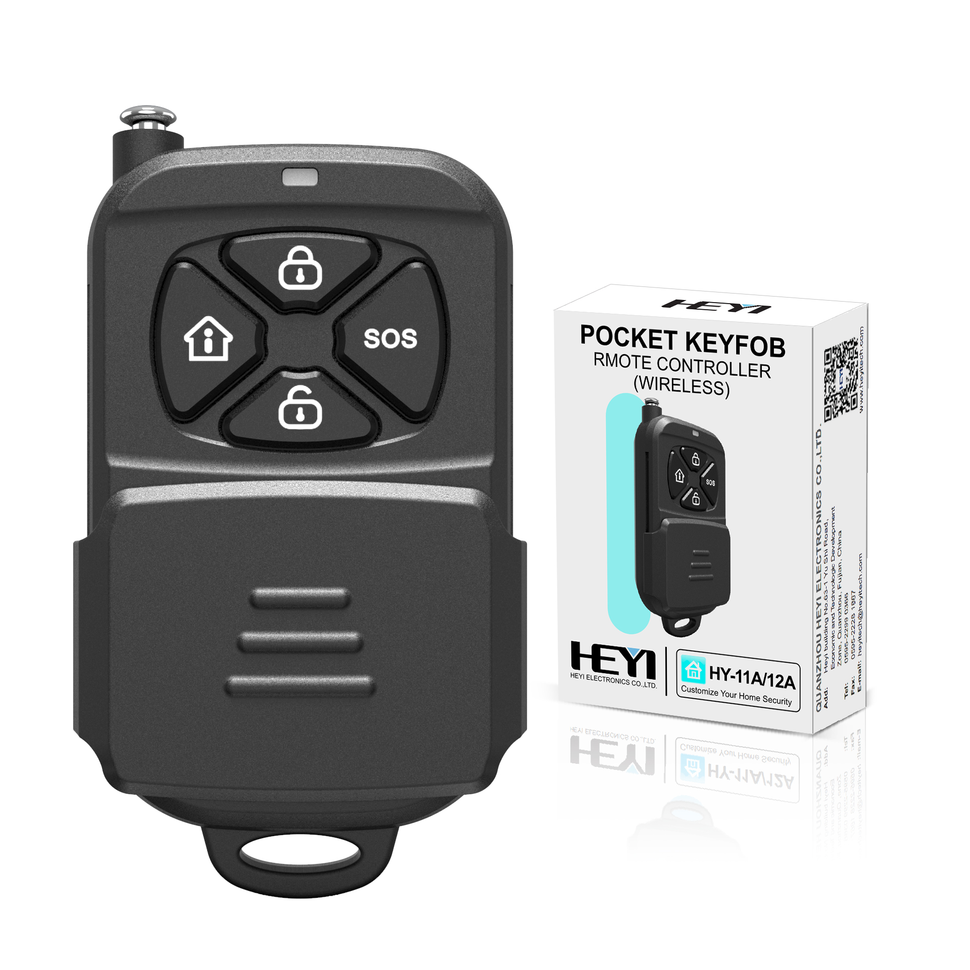 Popular Hot sell 433Mhz New De - Home Security Key Fob review and price