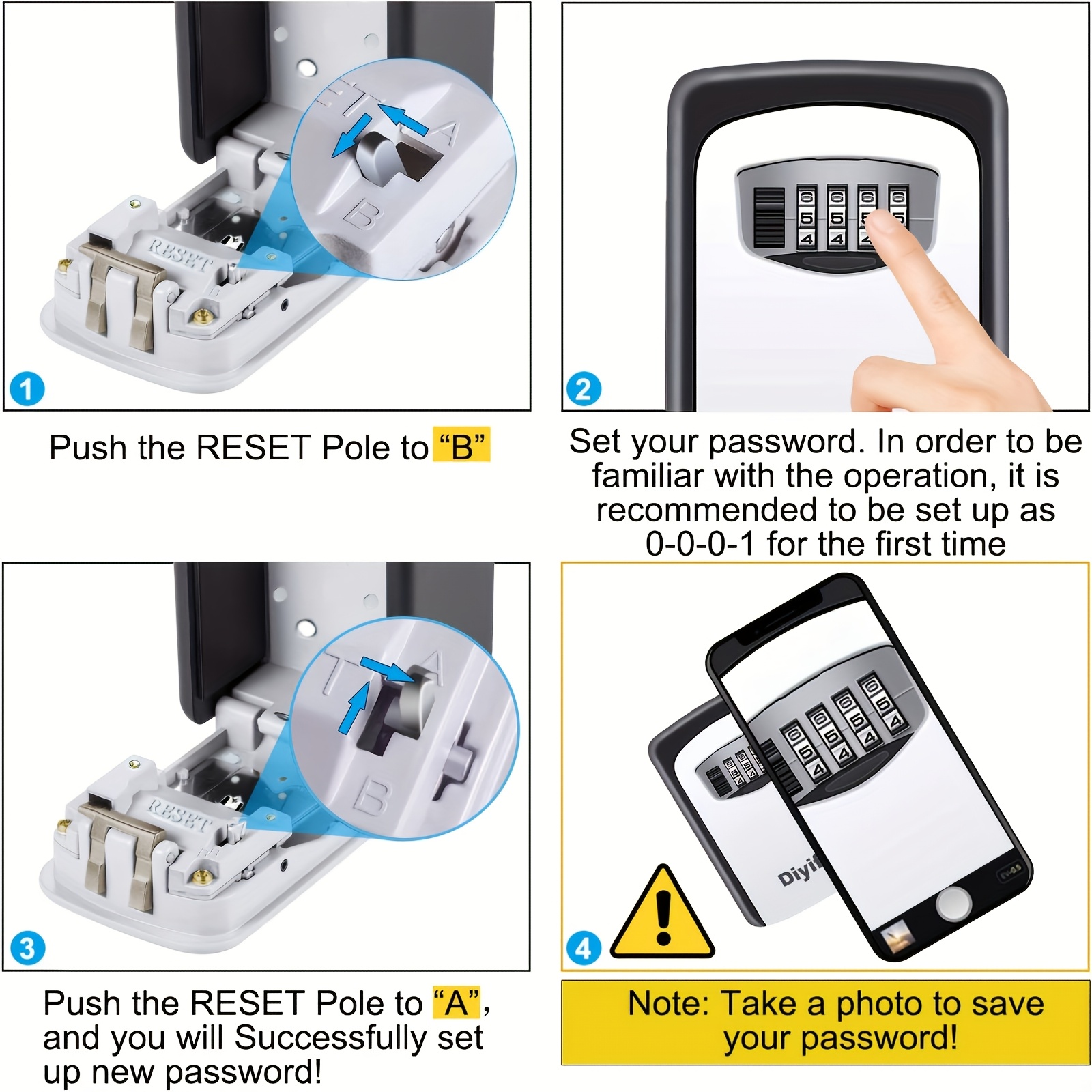 1pc Ultra-Secure Safety Key Bo - Home Security Tools review and price