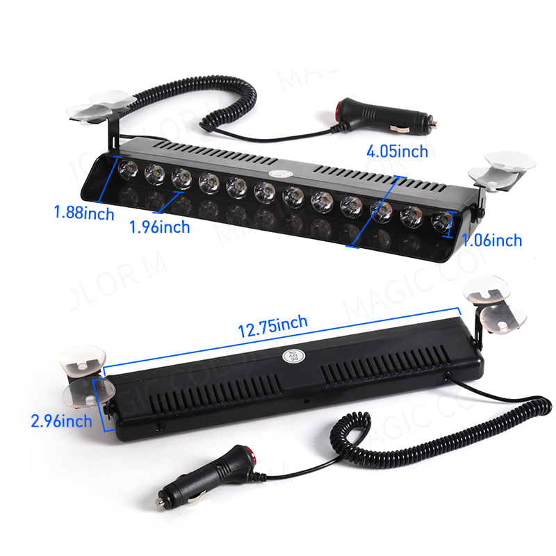 12 LED Car Strobe Light Flash  - Home Security Police review and price
