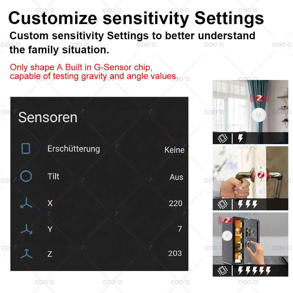 ZigBee 3.0 Vibration Sensor Re - Home Security Tools review and price