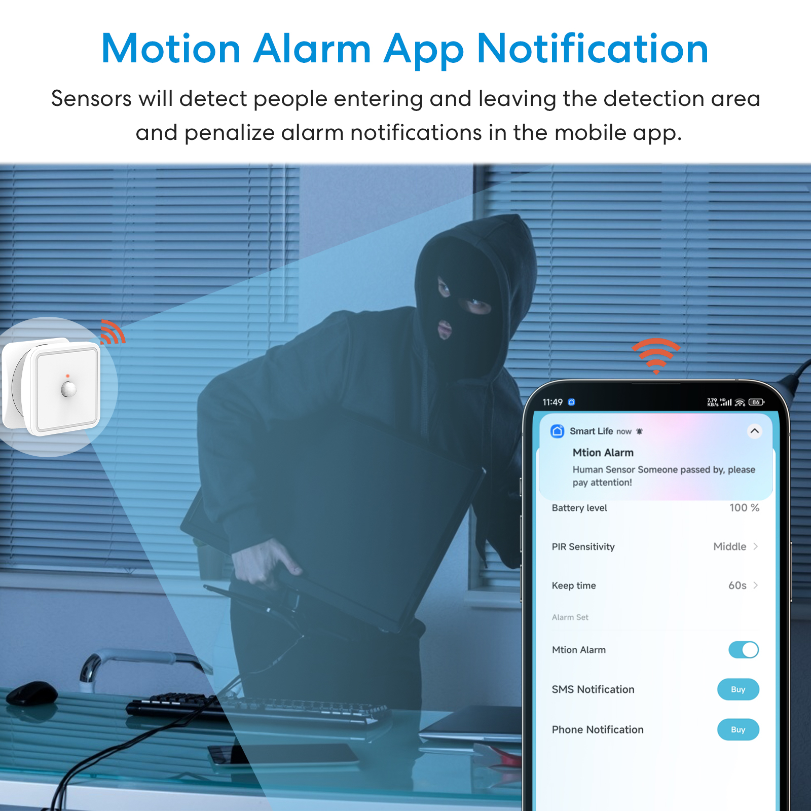 Tuya ZigBee Human Motion Senso - Home Security Tools review and price