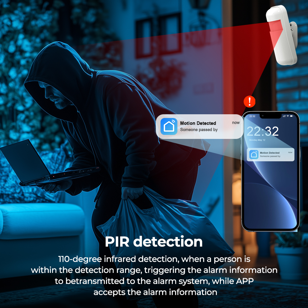 433MHZ PIR Sensor Home Alarm M - Sim Gsm Alarm review and price