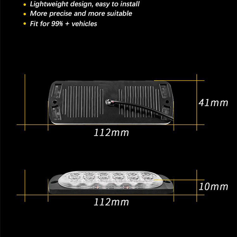 6LED Car Warning Light Grill E - Home Security Police review and price