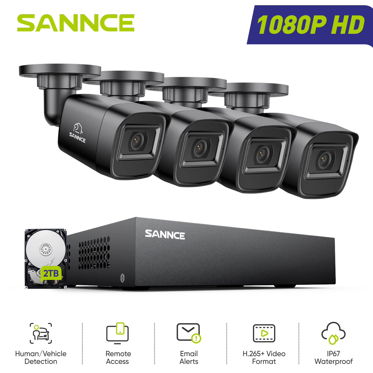 SANNCE 1080P Security Camera S - Home Security Ideas review and price