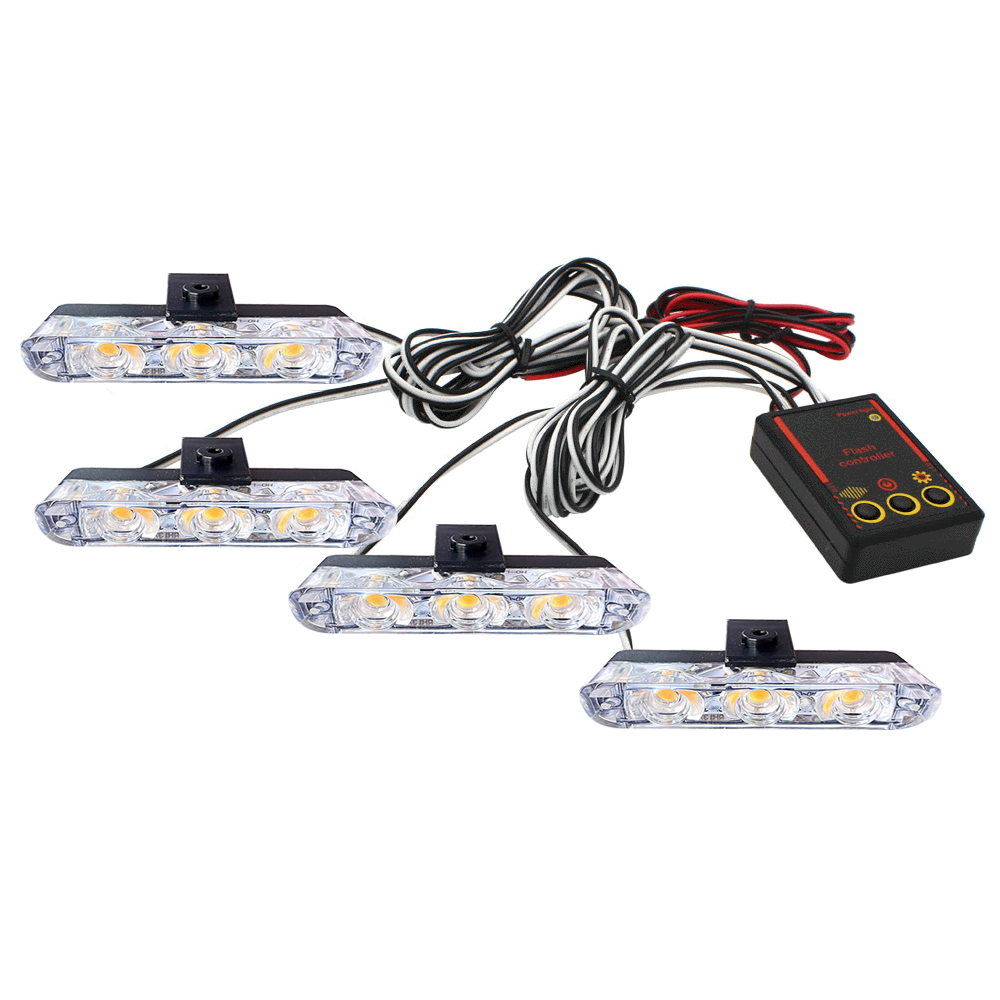 12V Car Grille Strobe Light He - Home Security Police review and price