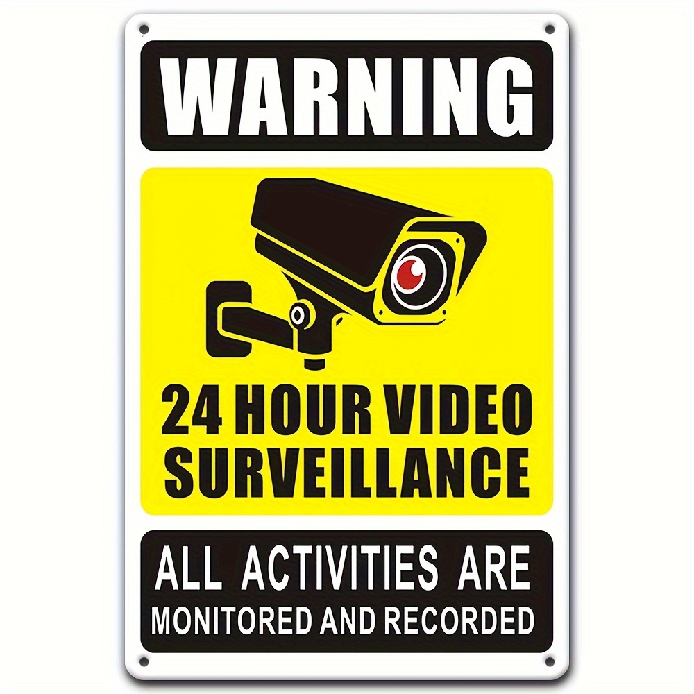 24/7 Video Surveillance Warnin - Home Security Ideas review and price