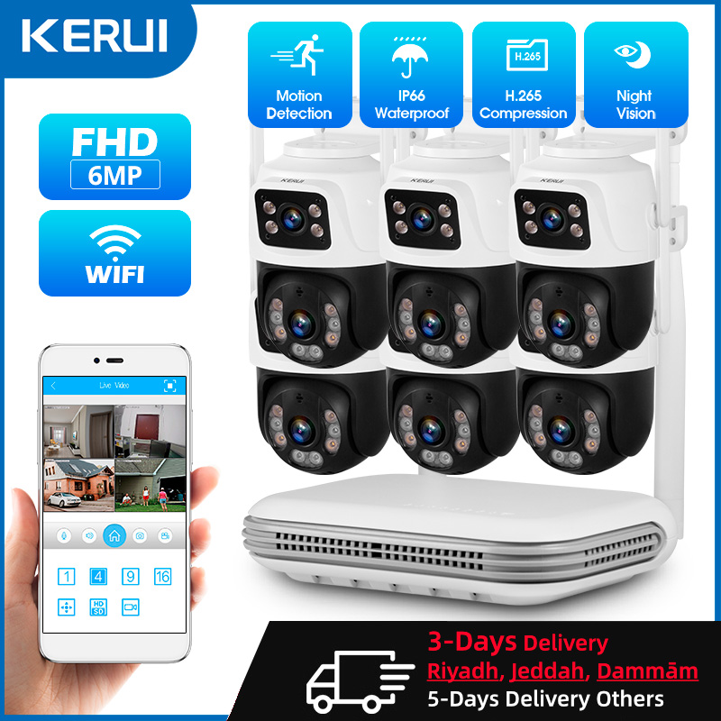 KERUI Waterproof 6MP HD Wirele - Home Security Kit review and price
