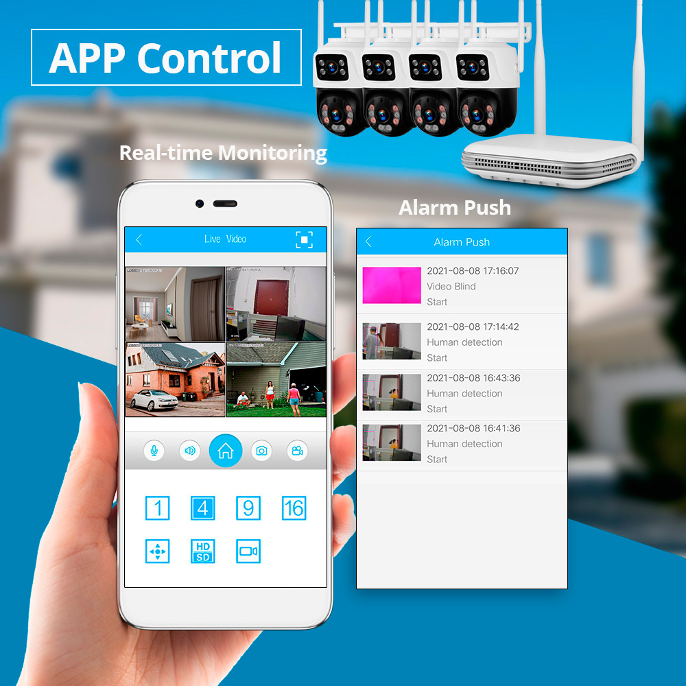 KERUI Waterproof 6MP HD Wirele - Home Security Kit review and price