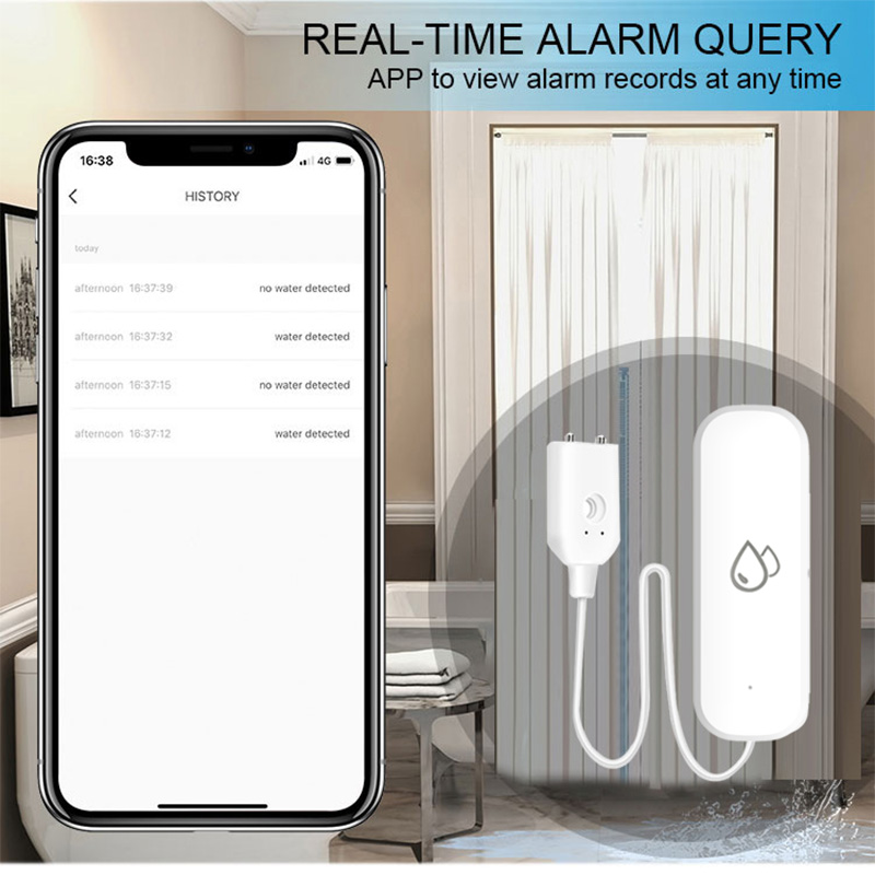 Tuya WiFi Water Leakage Alarm  - Home Security And Monitoring review and price