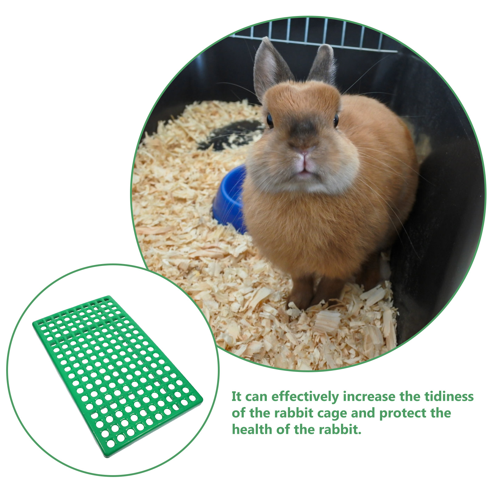 Rabbit Cage Pad Plastic Draina - Home Security Fence review and price