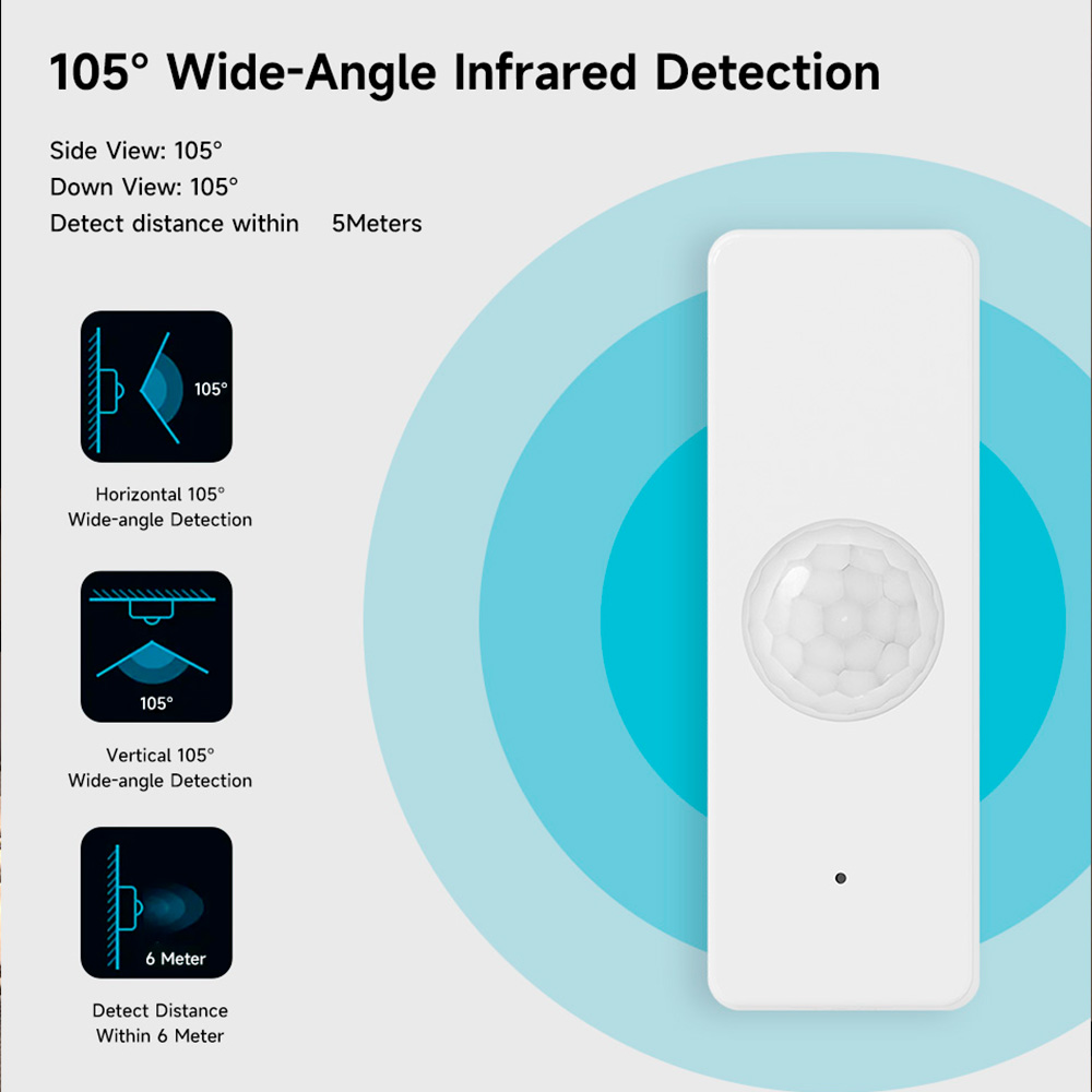WiFi Smart PIR Motion Sensor T - Home Security And Monitoring review and price