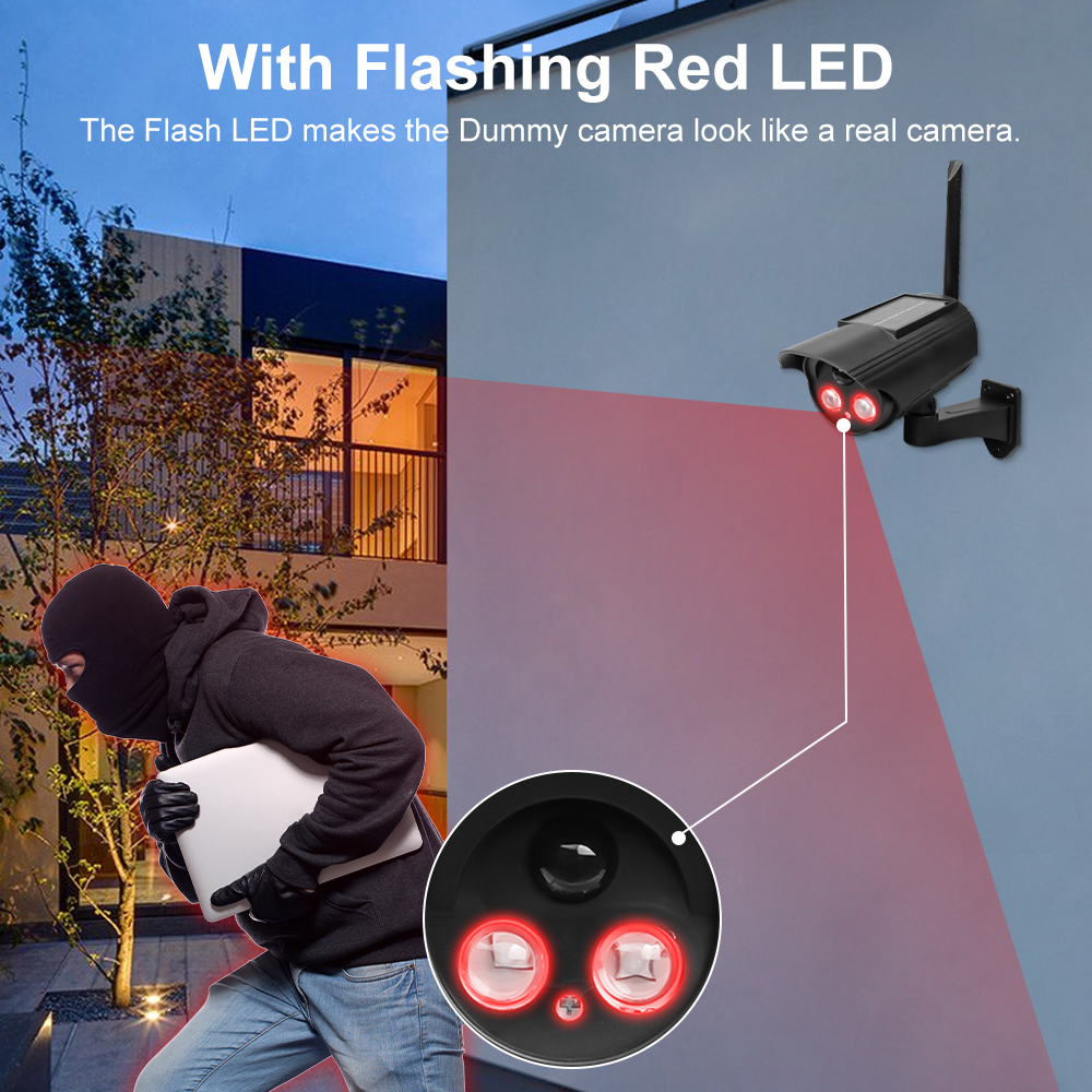Outdoor Solar Simulation Camer - Fake Camera Dummy review and price