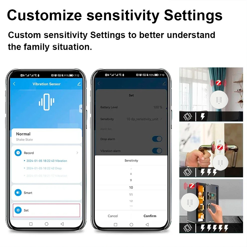 Tuya ZigBee Smart Vibration &  - Sim Gsm Alarm review and price