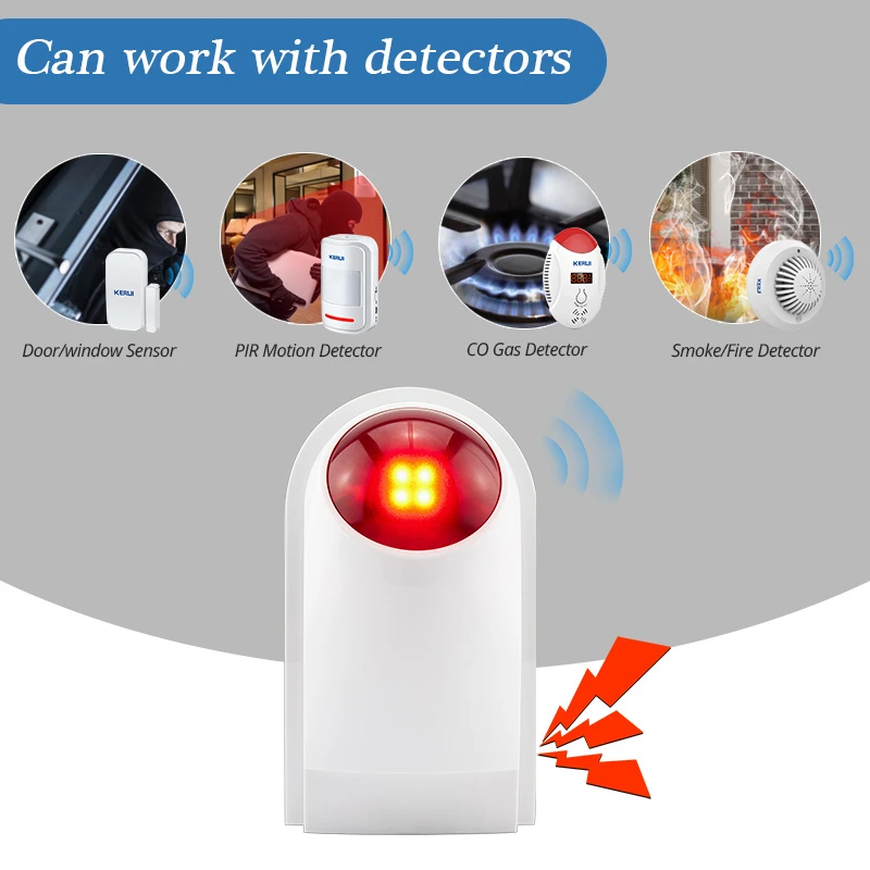 Flash Alarm Wireless Outdoor S - Sim Gsm Alarm review and price