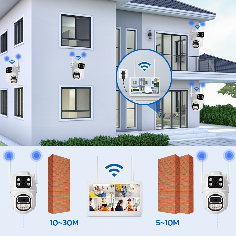 Wireless CCTV System WiFi Came - Home Security Kit review and price