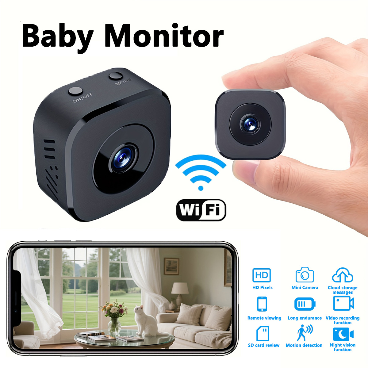 1080P HD Mini WiFi Camera Indo - Home Security And Monitoring review and price