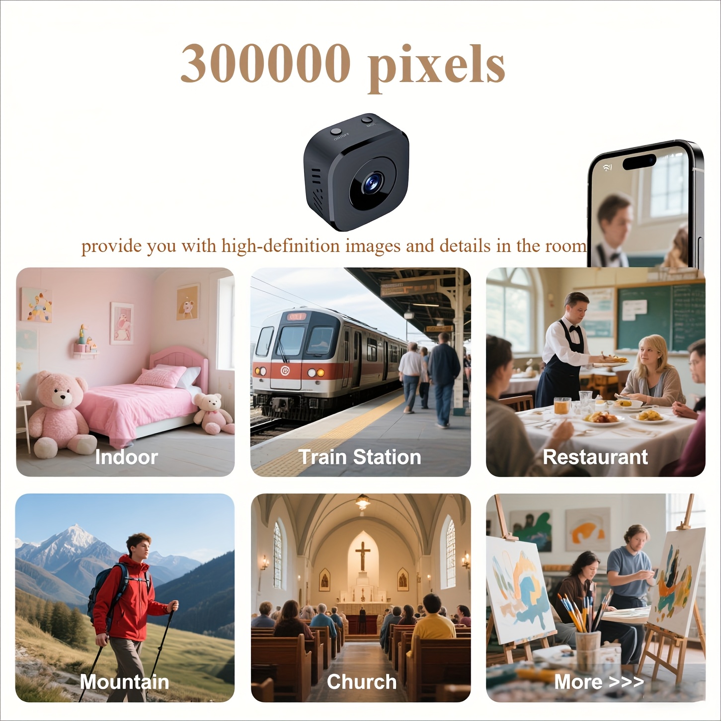 1080P HD Mini WiFi Camera Indo - Home Security And Monitoring review and price