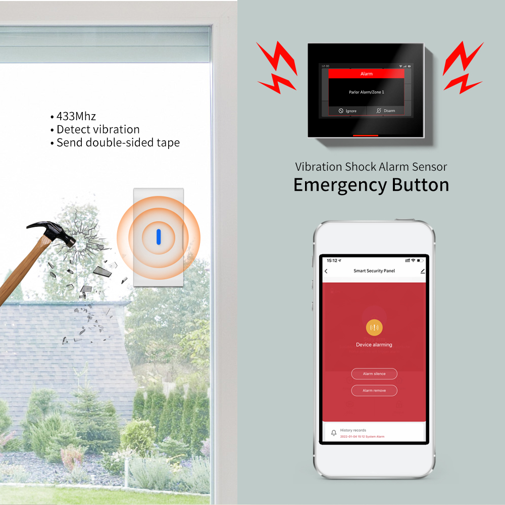 Ostaniot 433MHz eV1527 Wireles - Home Security Kit review and price