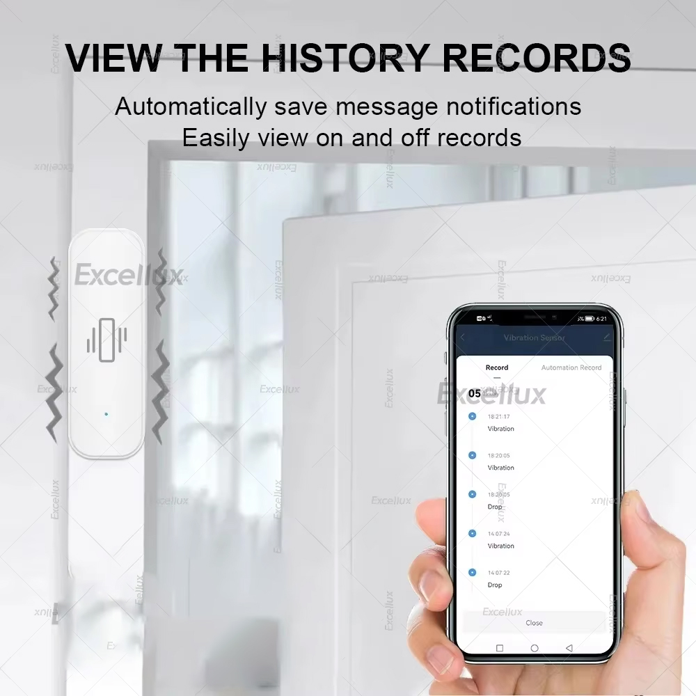 Zigbee Smart Vibration Sensor  - Home Security And Monitoring review and price