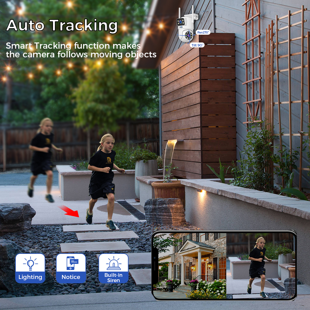 Hiseeu 6MP WiFi Dual Lens Came - Home Security Kit review and price
