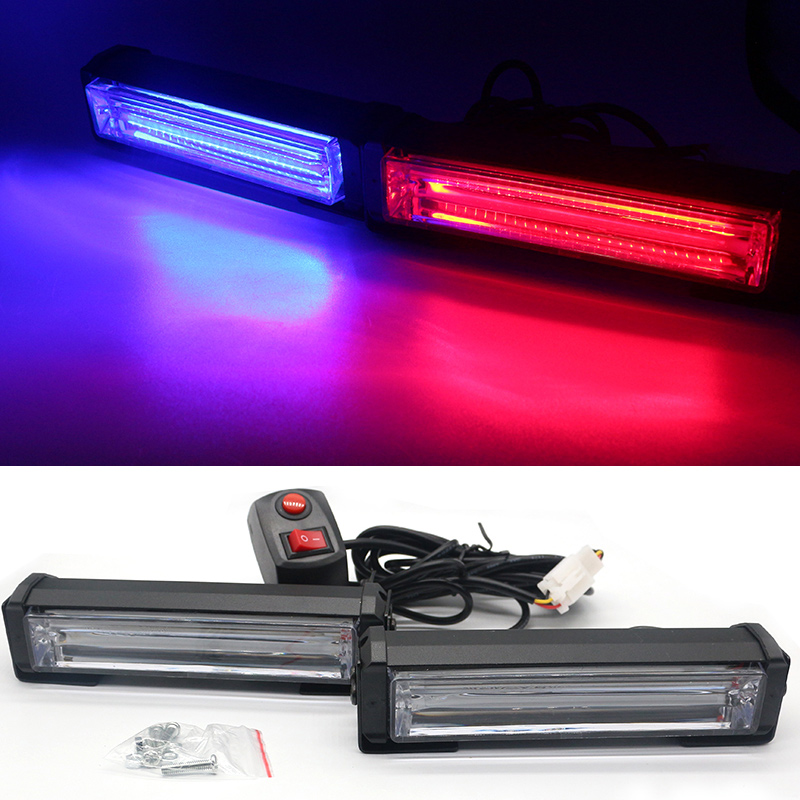 2Pcs COB Strobe Light Car Emer - Home Security Police review and price
