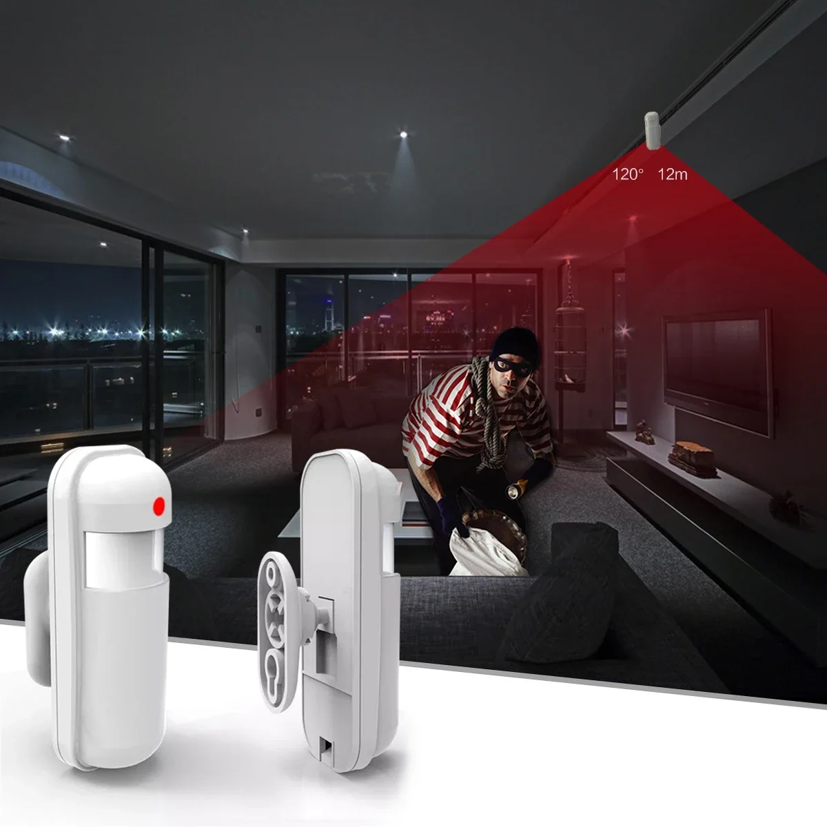 433MHz Motion Sensor Wireless  - Home Security Kit review and price