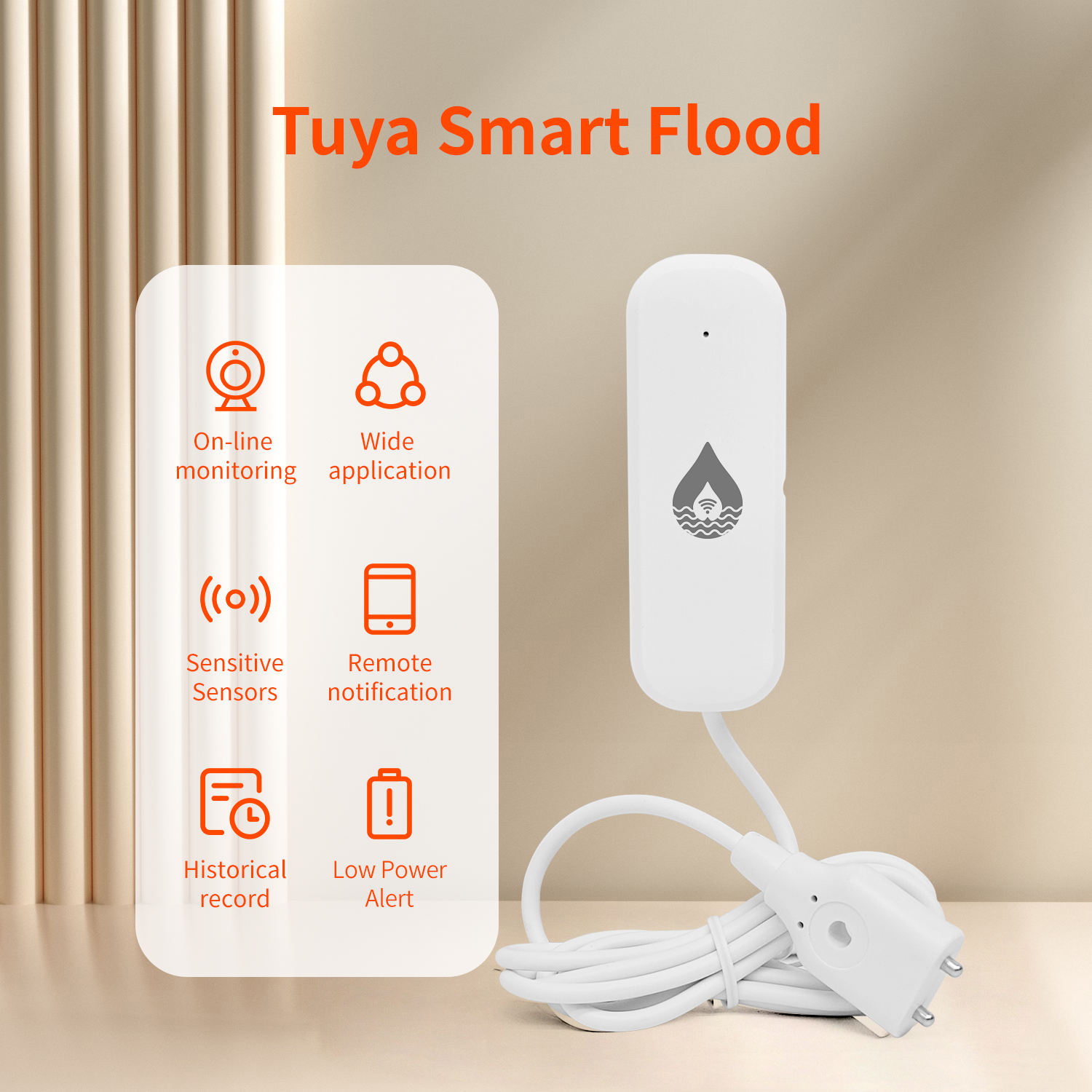 YFK Tuya WiFi Water Leakage Se - Home Security Tools review and price
