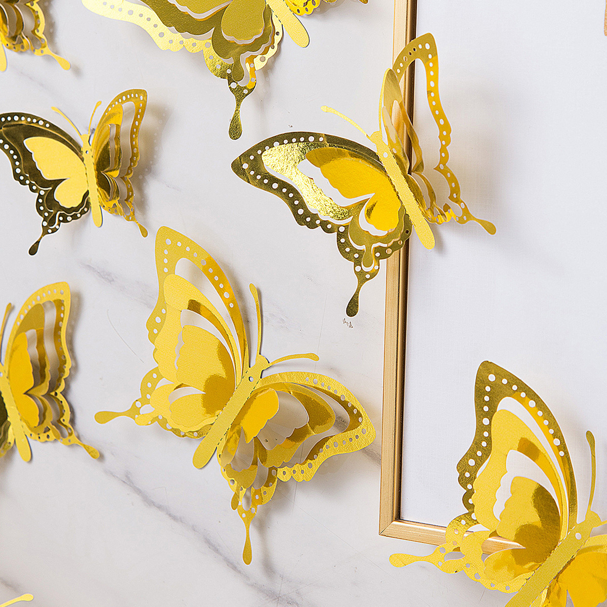 12/24pcs 3D Laser Butterfly Wa - Home Security Laser review and price